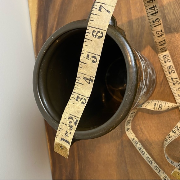 Dark Floral Asian Vase with Handles, Traditional style - Picture 9 of 10